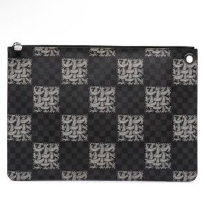 LOUIS VUITTON X Christopher Nemeth Damier Graphite Canvas Pochette Jour PM